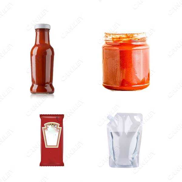 sauce packaging types